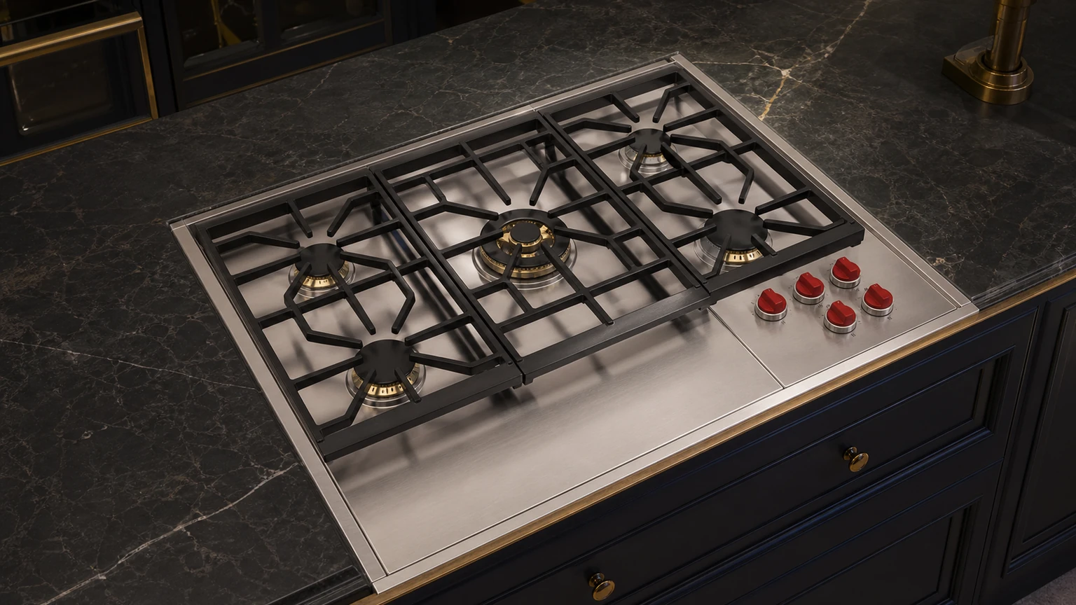Built-in cooktop diagnostic visit in the service area